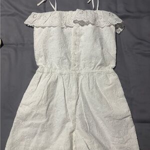Ralph Lauren White Eyelet Kids Dress